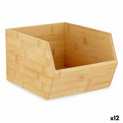Pudełko do łączenia z innymi w organizer Brązowy Bambus 20,1 x 15,1 x 25 cm...