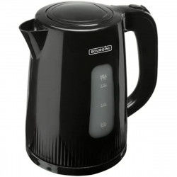 Water Kettle and Electric Teakettle Bourgini 230016 Black 2200 W 1,7 L