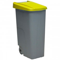Recycling Waste Bin Denox Yellow 110 L