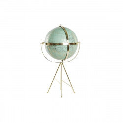 Decorative Figure DKD Home Decor Globe Metal PVC Vintage Standing (37 x 34 x...