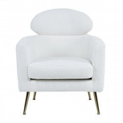 Krzesło Home ESPRIT Biały Srebrzysty Metal 71 x 75 x 95 cm