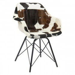Krzesło do Jadalni DKD Home Decor Czarny Wielokolorowy 60,5 x 53 x 81,5 cm
