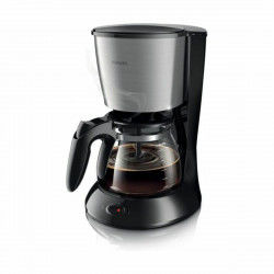 Electric Coffee-maker Philips Cafetera HD7462/20 (15 Tazas) Black Steel 1000...