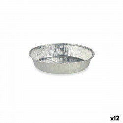 Set of Kitchen Dishes Disposable Circular Aluminium 21,5 x 5,5 x 21,5 cm (12...