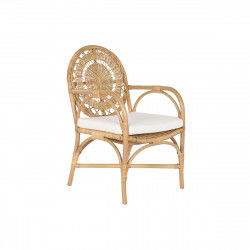 Chair DKD Home Decor White Natural 55 x 65 x 90 cm