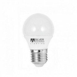 Spherical LED Light Bulb Silver Electronics ECO ESFERICA E27 5W