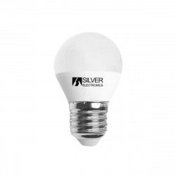 Spherical LED Light Bulb Silver Electronics ESFERICA 961727 E27 7W