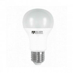 Spherical LED Light Bulb Silver Electronics 981527 E27 15W