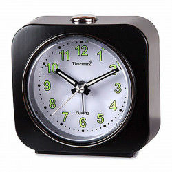 Table clock Timemark Black Plastic 9 x 9 x 4 cm