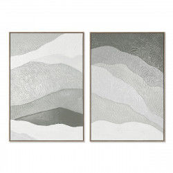 Painting Home ESPRIT Abstract Urban 83 x 4,5 x 123 cm (2 Units)