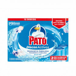 Ambientador de inodoro Pato Discos Activos Recambio Marino 2 Unidades...