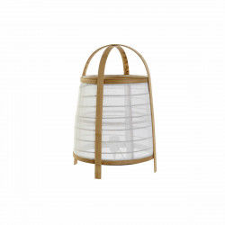 Lampe de bureau DKD Home Decor Blanc Naturel Bambou 40 W 220 V 32 x 32 x 45,5 cm