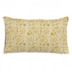 Cushion Cotton Beige Mustard 50 x 30 cm