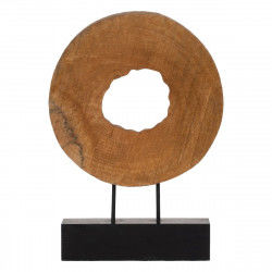 Sculpture Beige Mango wood 38 x 8 x 52 cm