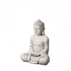 Sculpture Grey Clay Fibre 44 x 27 x 58 cm Buddha