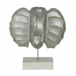Figurine Décorative Argenté Eléphant 35 x 21 x 35 cm