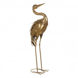 Decorative Figure Golden Heron 24 x 19 x 87 cm