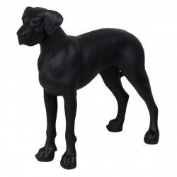 Dekorativ figur Sort Hund 39 x 15 x 34,5 cm