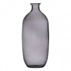Vase Gris verre recyclé 13 x 13 x 31 cm