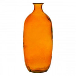Vase Amber recycled glass 13 x 13 x 31 cm