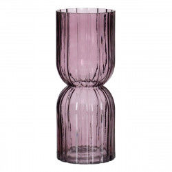 Vase Light mauve Crystal 12 x 12 x 30 cm