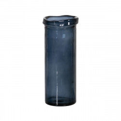 Vase Blå genbrugsglas 12 x 12 x 28 cm
