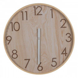 Wall Clock Natural Wood 60 x 60 x 5,5 cm