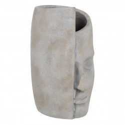 Vase Grå Cement Ansigt 21 x 18 x 32,5 cm