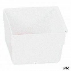 Scatola Multiuso Componibile Bianco 8 x 8 x 5,3 cm (36 Unità)