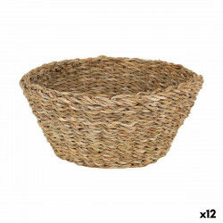 Multi-purpose basket Privilege Brown 26 x 26 x 11 cm wicker (12 Units)