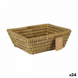 Multi-purpose basket Privilege Korne Brown wicker Rectangular 25 x 20 x 8 cm...