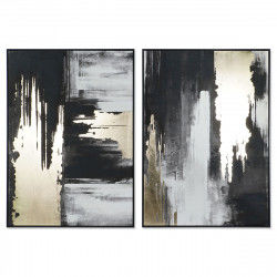 Painting DKD Home Decor Abstract Modern 100 x 4 x 140 cm (2 Units)