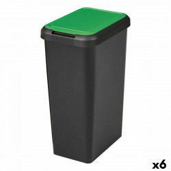 Cubo de Basura para Reciclaje Tontarelli IN7309 (6 Unidades) (29,2 x 39,2 x...