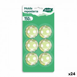 Muffin Tray Algon Green Spots Disposable (24 Units)