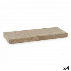 Shelve Confortime MDF Wood Brown 23,5 x 60 x 3,8 cm (4 Units)