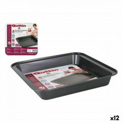 Baking tray Quttin GR-52283 Squared 27 x 25,5 x 4,2 cm (12 Units)