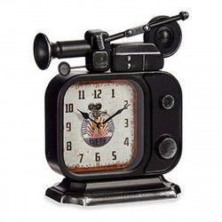 Orologio da Tavolo Fotocamera Metallo (10 x 28 x 25 cm)