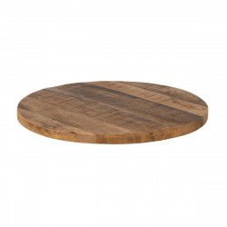Table top Circular Beige Mango wood 60 x 60 x 3 cm