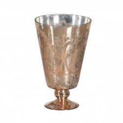 Decorative Flower Wineglass Copper 16 x 16 x 25 cm