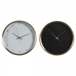 Stolné hodiny DKD Home Decor 25,7 x 4,2 x 25,7 cm Kobieta Złoty Aluminium (2...