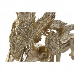 Dekorativ figur Home ESPRIT Gylden Løve 20 x 10,5 x 17,5 cm 29 x 13 x 25 cm...