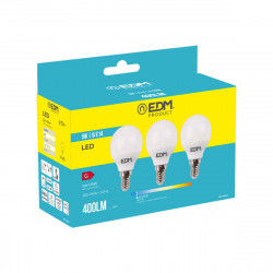 Pack of 3 LED bulbs EDM G 5 W E14 400 lm Ø 4,5 x 8 cm (6400 K)