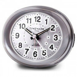 Analogue Alarm Clock Timemark Silver 9 x 9 x 5,5 cm (9 x 9 x 5,5 cm)