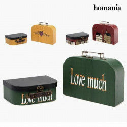 Decorative box Homania (2 pcs) Cardboard (2 Units)