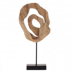 Sculpture Beige Mango wood 26 x 8,5 x 52 cm