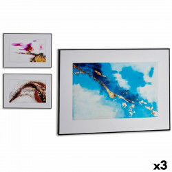 Canvas Abstract 51,5 x 3 x 71,5 cm (3 Units)