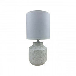 Lampe de bureau Versa Lizzy Blanc Céramique 13 x 26,5 x 10 cm