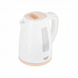 Water Kettle and Electric Teakettle Adler AD 1264 White Hazelnut Stainless...