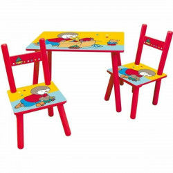 Children's table and chairs set Fun House T'CHOUPI