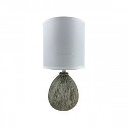 Desk lamp Versa Lua 25 W Grey Ceramic 11 x 28 x 11 cm